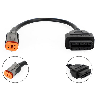 OBD2 6 pin adattatore spina diagnostica per cavo ATV scooter moto SUZUKI