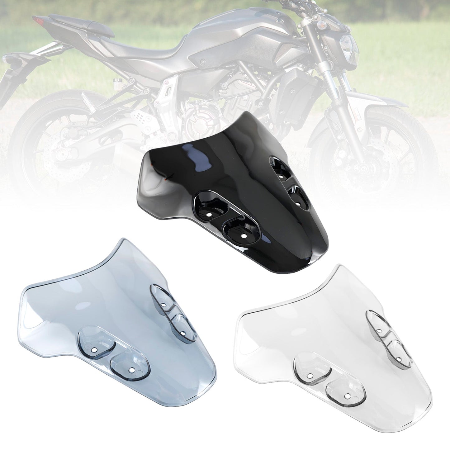 Parabrezza per moto in ABS YAMAHA MT-07 MT 07 2021-2023