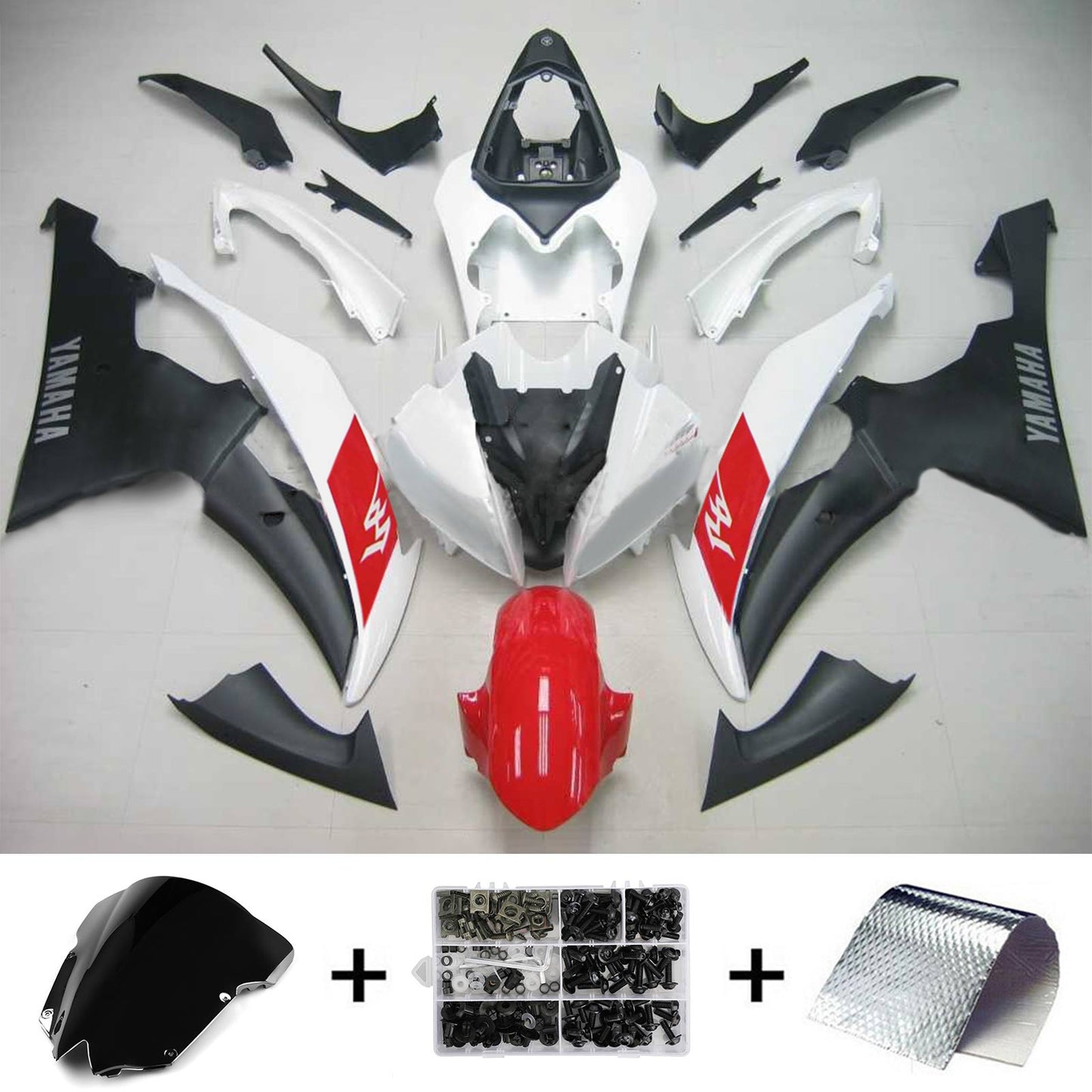 Amotopart rivestimento adatto a Yamaha YZF 600 R6 2008-2016