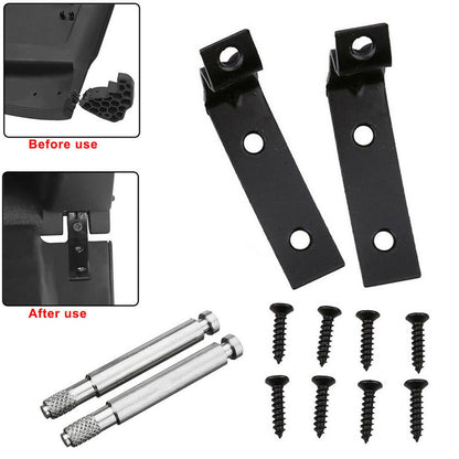 Nuovo kit di riparazione vano portaoggetti per Audi coperchio cerniera A4 S4 RS4 B6 B7 staffa 8E2857131 generico