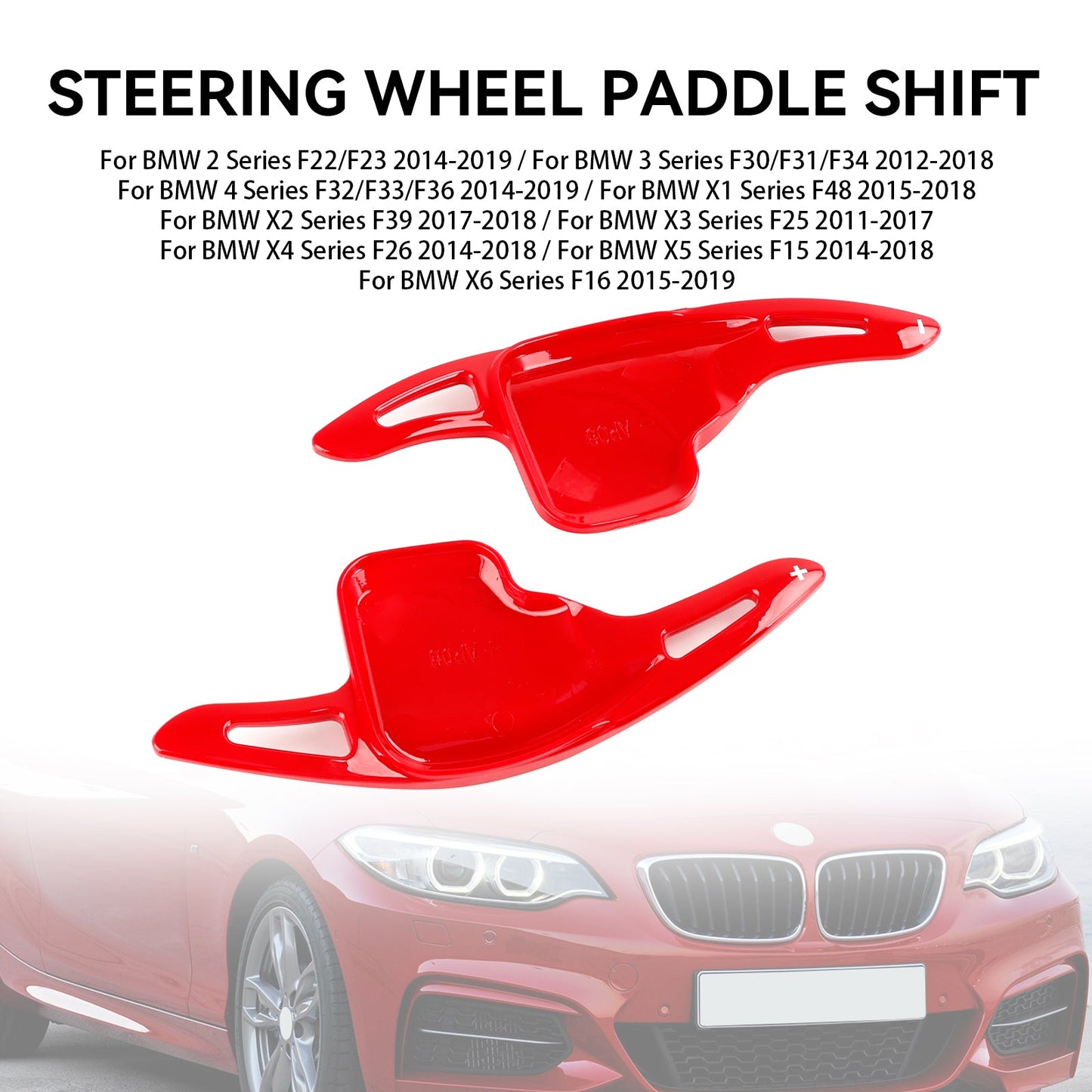 Copertura estensione leva del cambio al volante adatta per BMW F22 F30 F31 F32 X1 X2