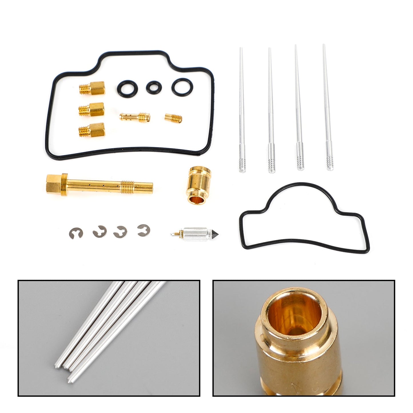 Carburatore Carb Rebuild Kit di riparazione adatto per Yamaha YFZ450 2004-2009 Generico