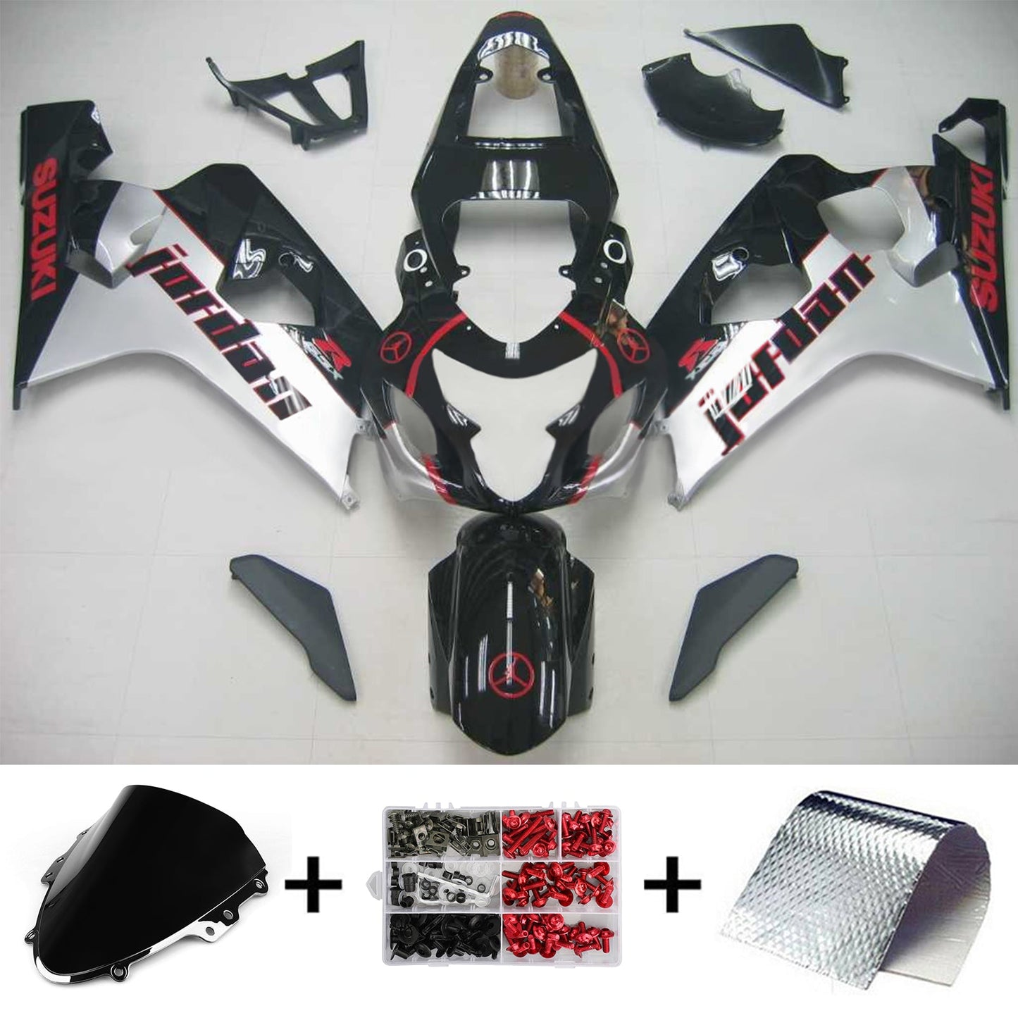 Suzuki GSXR 600/750 2004-2005 Kit Carena Carrozzeria Plastica ABS