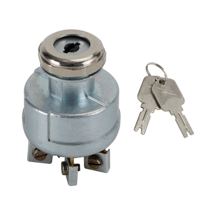 Interruttore di accensione per carrello elevatore Clark 1723186 2339413 272041 7004210 con 2 chiavi