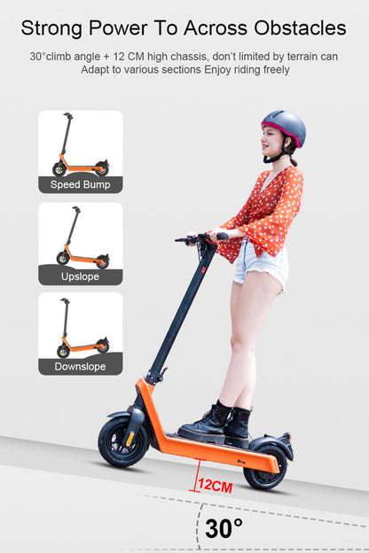 10" gamma elettrica piegante del motorino 500W 70KM 40km/h per il pendolarismo adulto della città