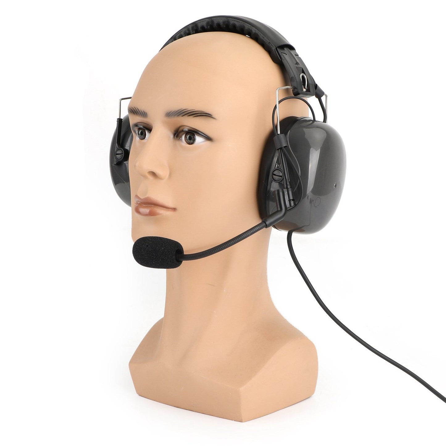 Cuffie regolabili con cancellazione del rumore adatte per Kenwood BaoFeng TK3107 TK3207
