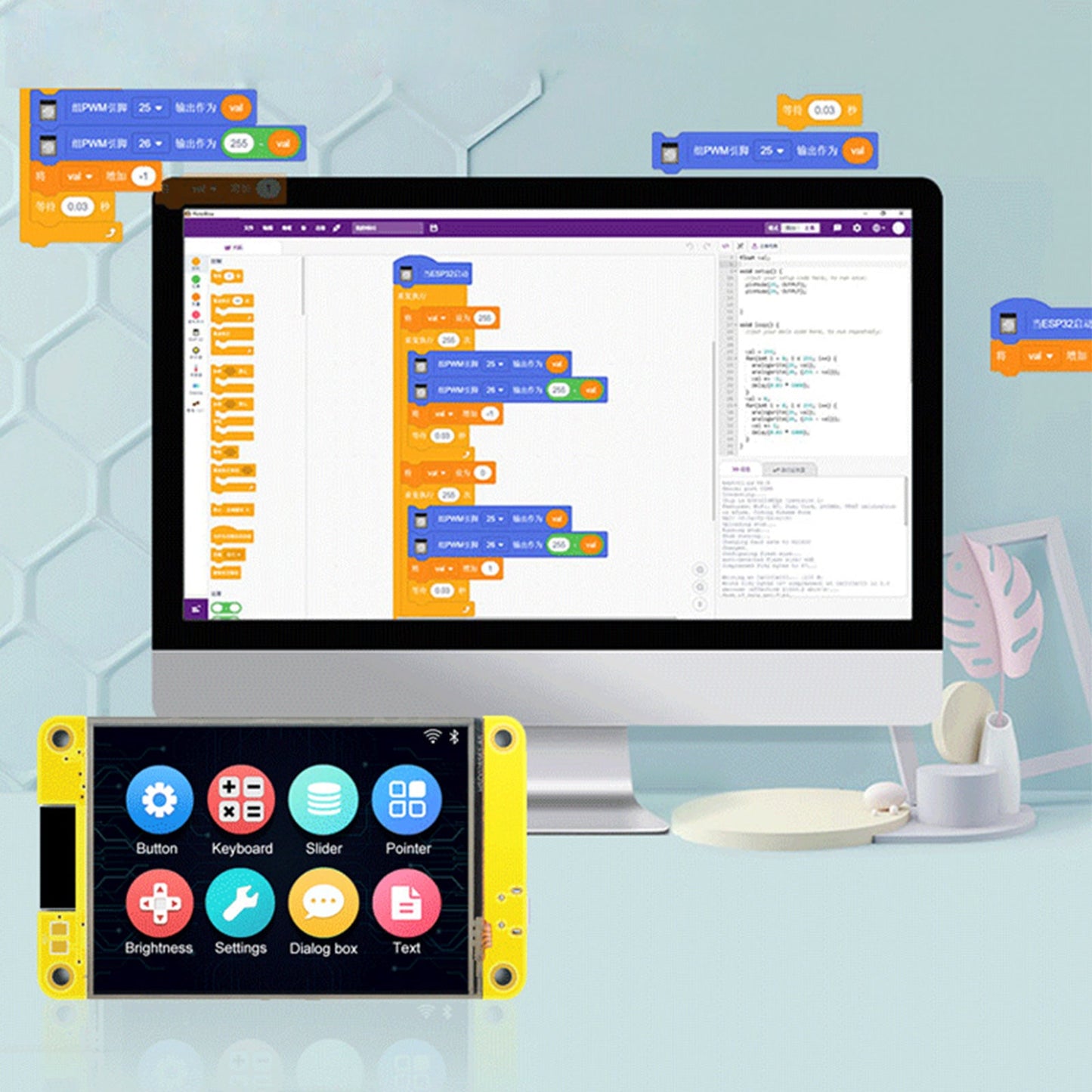 Scheda di sviluppo ESP32 WiFi Bluetooth 2.8" 240*320 Display Touch Screen LVGL