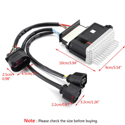 Il modulo dell'unità di controllo della ventola di raffreddamento del motore 8K0959501G si adatta a Audi Q3 Q5 A4 A6 generico