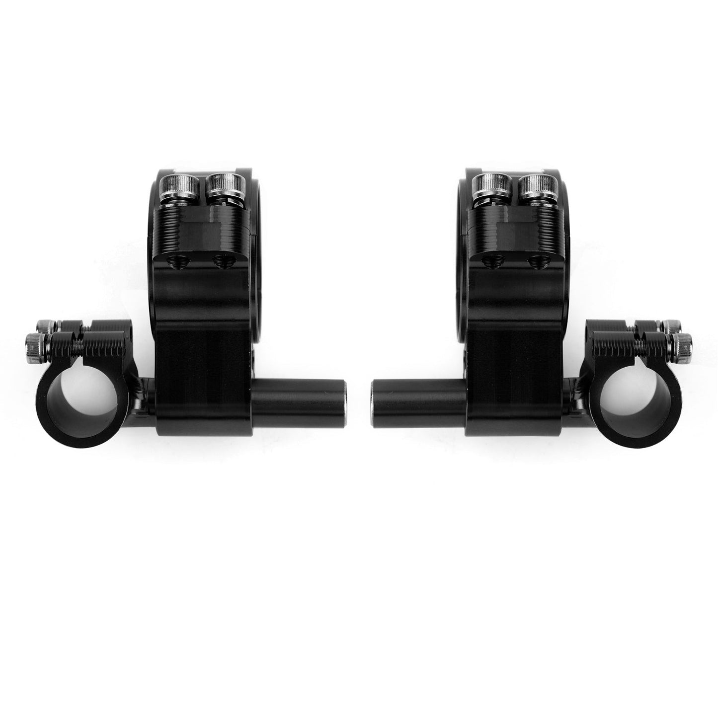 Kit manubrio forcella tubo forcella CNC girevole regolabile universale da 47 mm