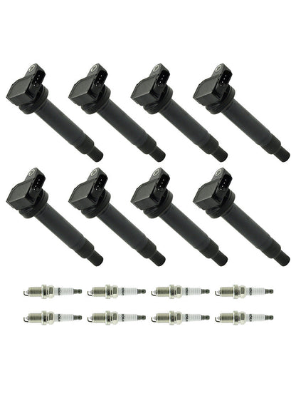 2003-2009 Toyota 4Runner Lexus GX470 4.7L 8PCS Bobina di accensione + Candela UF230 90080-91180 90919-02249