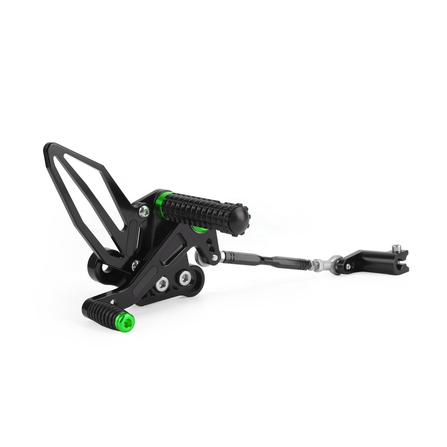 Pedane Pedane CNC Alu Verde Fit per Kawasaki Ninja EX 250 / 400 2018-2020 Generico