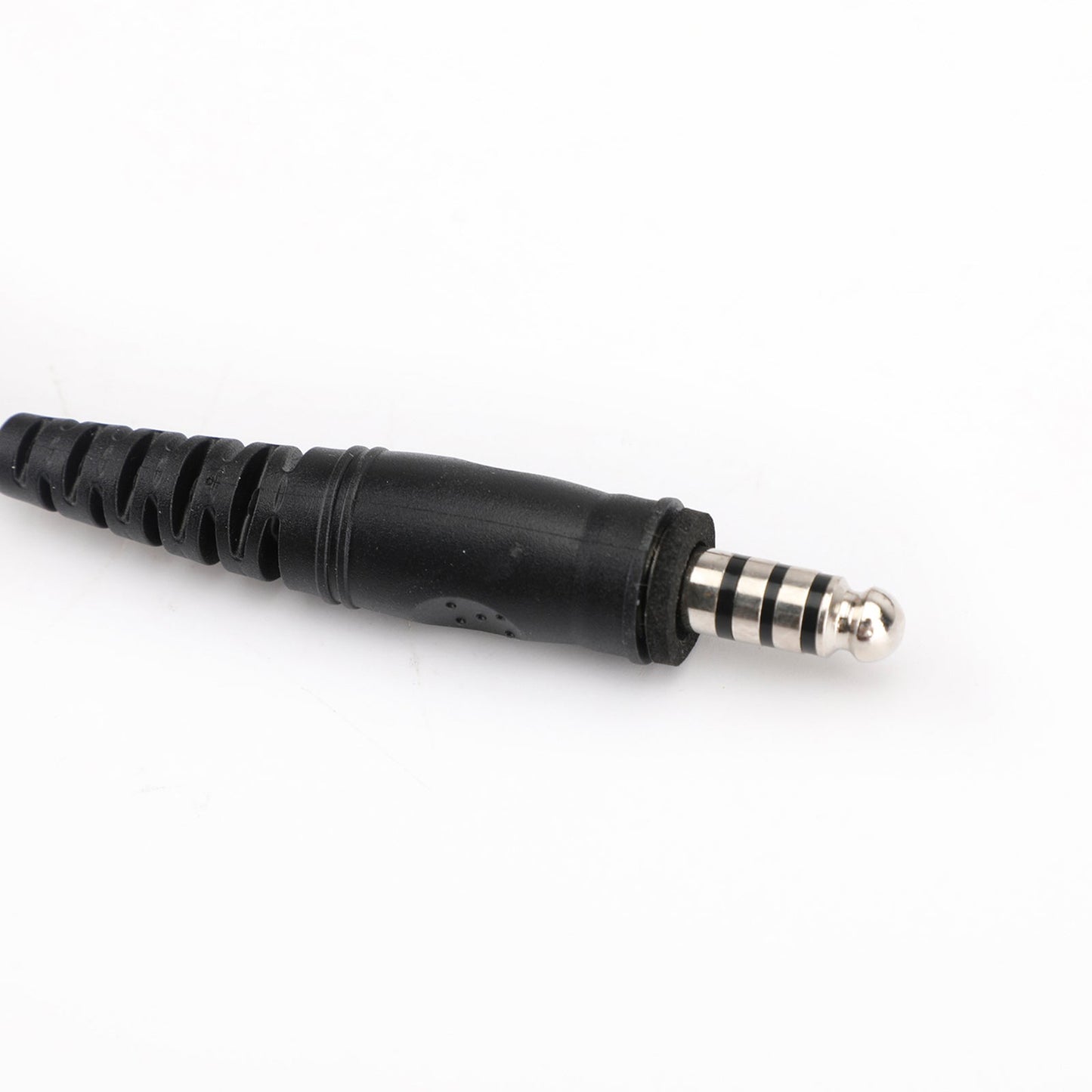 Cuffia con microfono tattico per gola con spina grande da 7,1 mm per radio PRC-152 PRC-148 U329