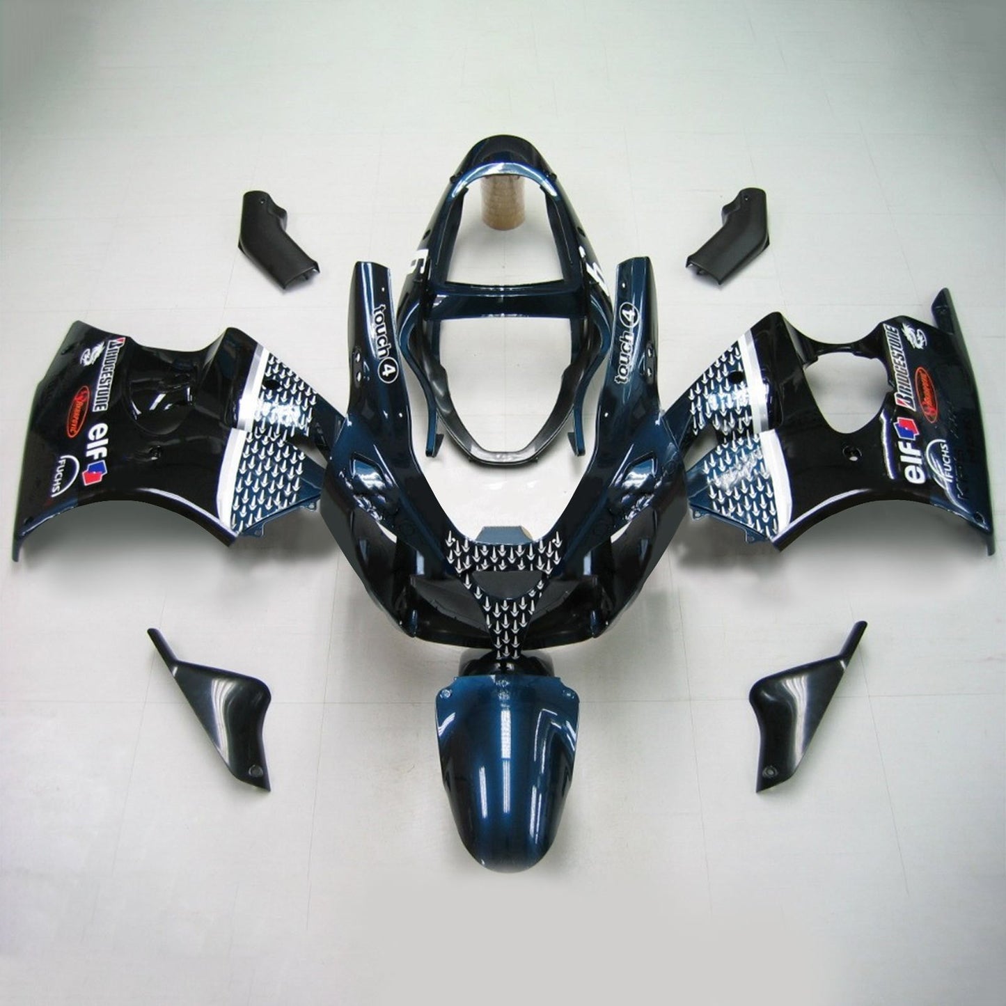 Kit carenatura per Kawasaki ZX6R 636 2000-2002 ZZR600 2005-2008