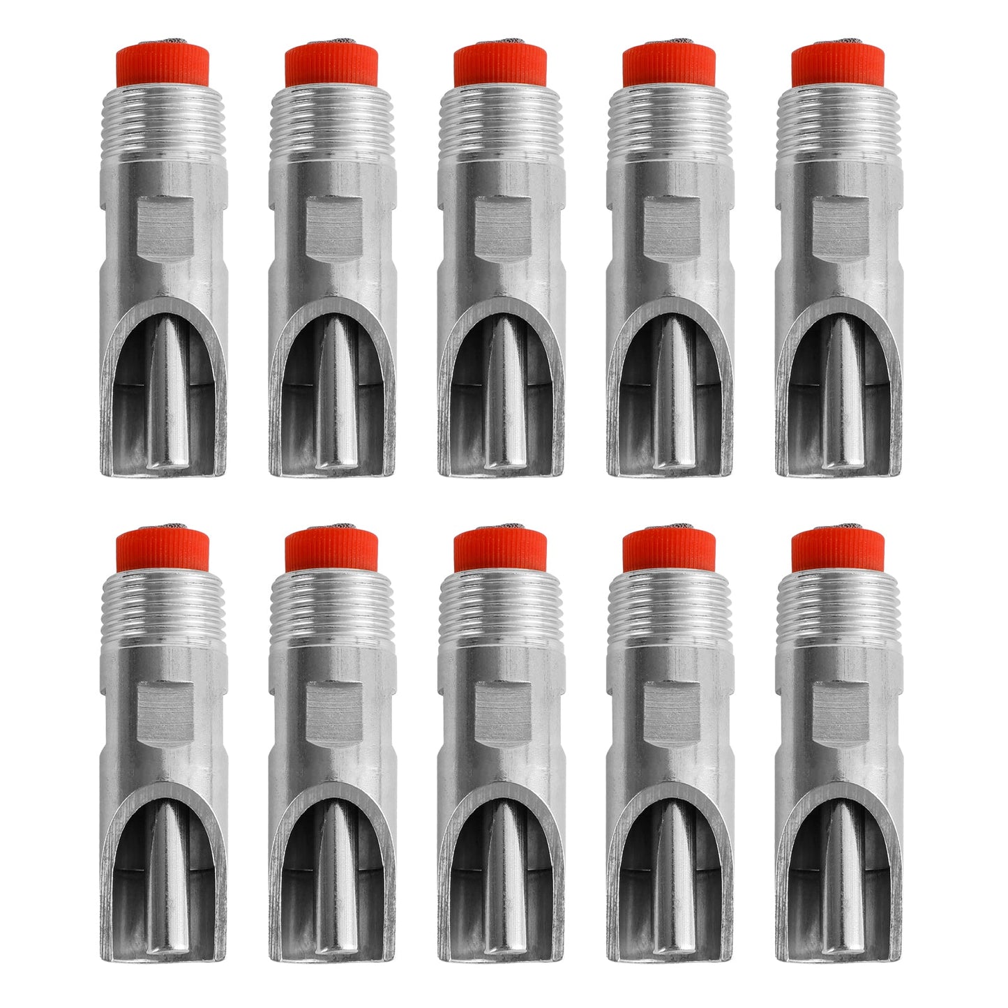 10 pezzi di abbeveratoi per abbeveratoi in acciaio inossidabile con filettatura NPT da 1/2 "maiale automatico Fedex Express