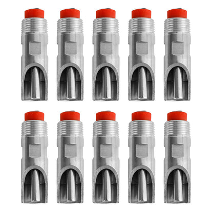 10 pezzi di abbeveratoi per abbeveratoi in acciaio inossidabile con filettatura NPT da 1/2 "maiale automatico Fedex Express