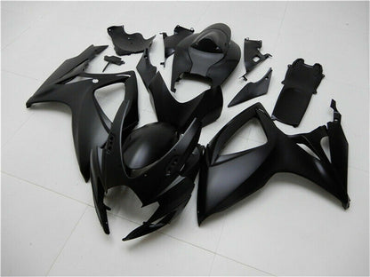 Amotopart 2006-2007 Suzuki GSXR 600/750 Giadding Matt Black Kit