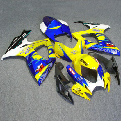 Carenatura Set Per SUZUKI GSXR 600 750 2006-2007 K6 Giallo Generico