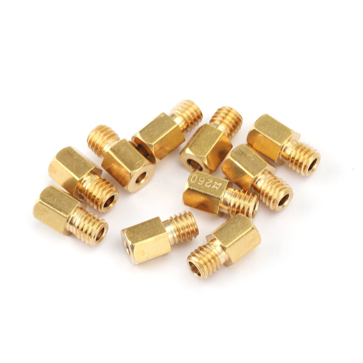 10 PZ Hex Tipo Principali Getti Per MIKUNI VM/TM/TMX Carburatore 200-290 220 250 4/042 Generico