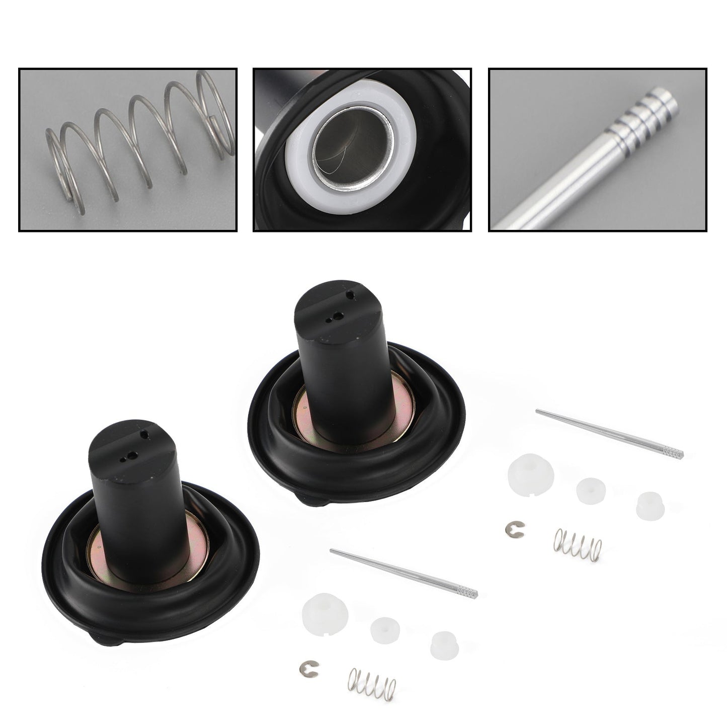 2x kit di riparazione del diaframma dello stantuffo del carburatore adatto per Yamaha XJR400 1993-2000 generico