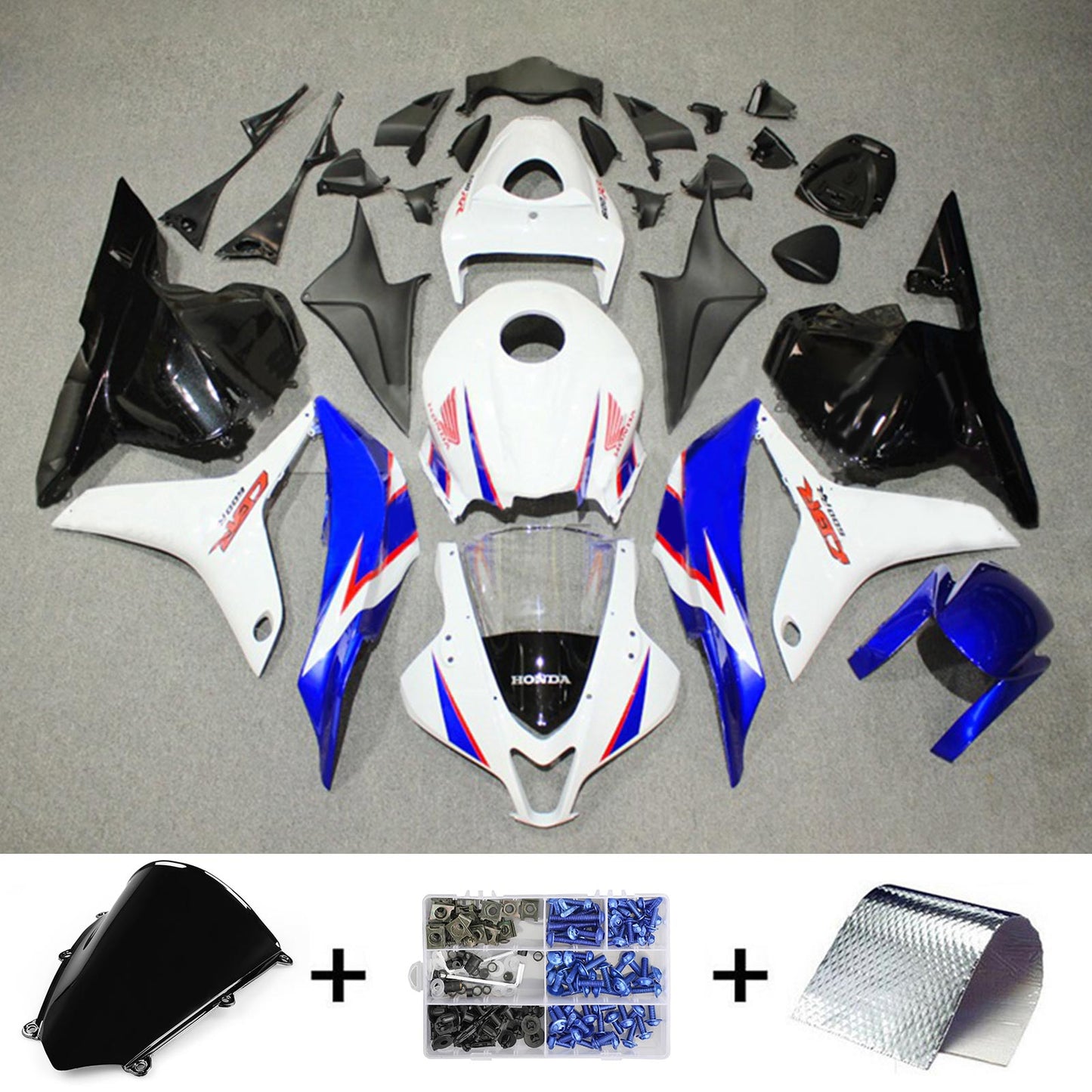 Amotopart Honda CBR600RR 2009-2012 F5 Kit carena Carrozzeria Plastica ABS