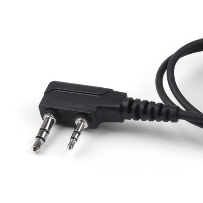 Dito PTT Moto Casco Auricolare MIC per Radio Kenwood Retevis TYT Baofeng