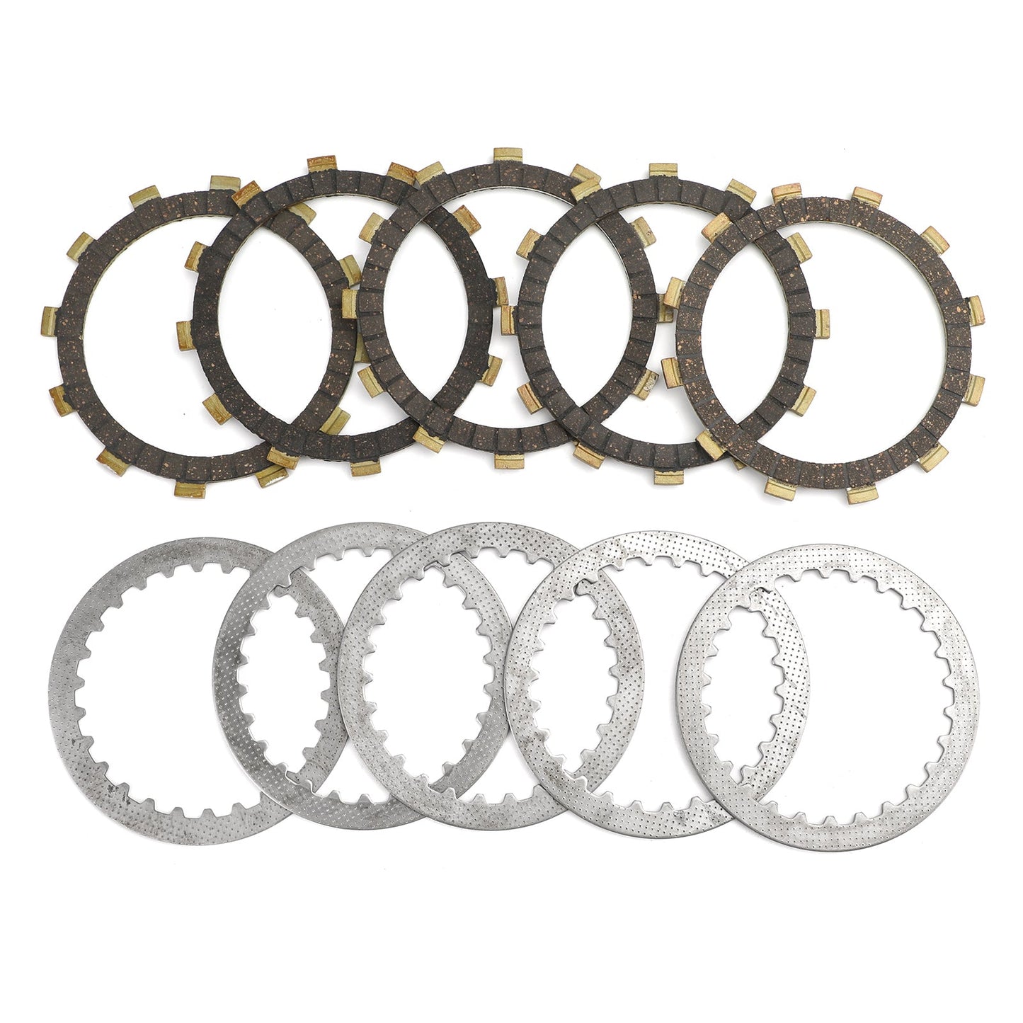 Kit frizione in ferro e dischi di attrito adatti per Suzuki AX100 AX115 TS100 TC100 RV90 Generico