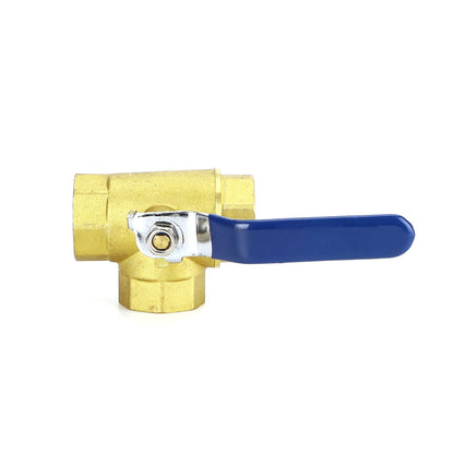 1" valvola a sfera femmina porta L 600 WOG NPT valvola a sfera in ottone filettato impianto idraulico