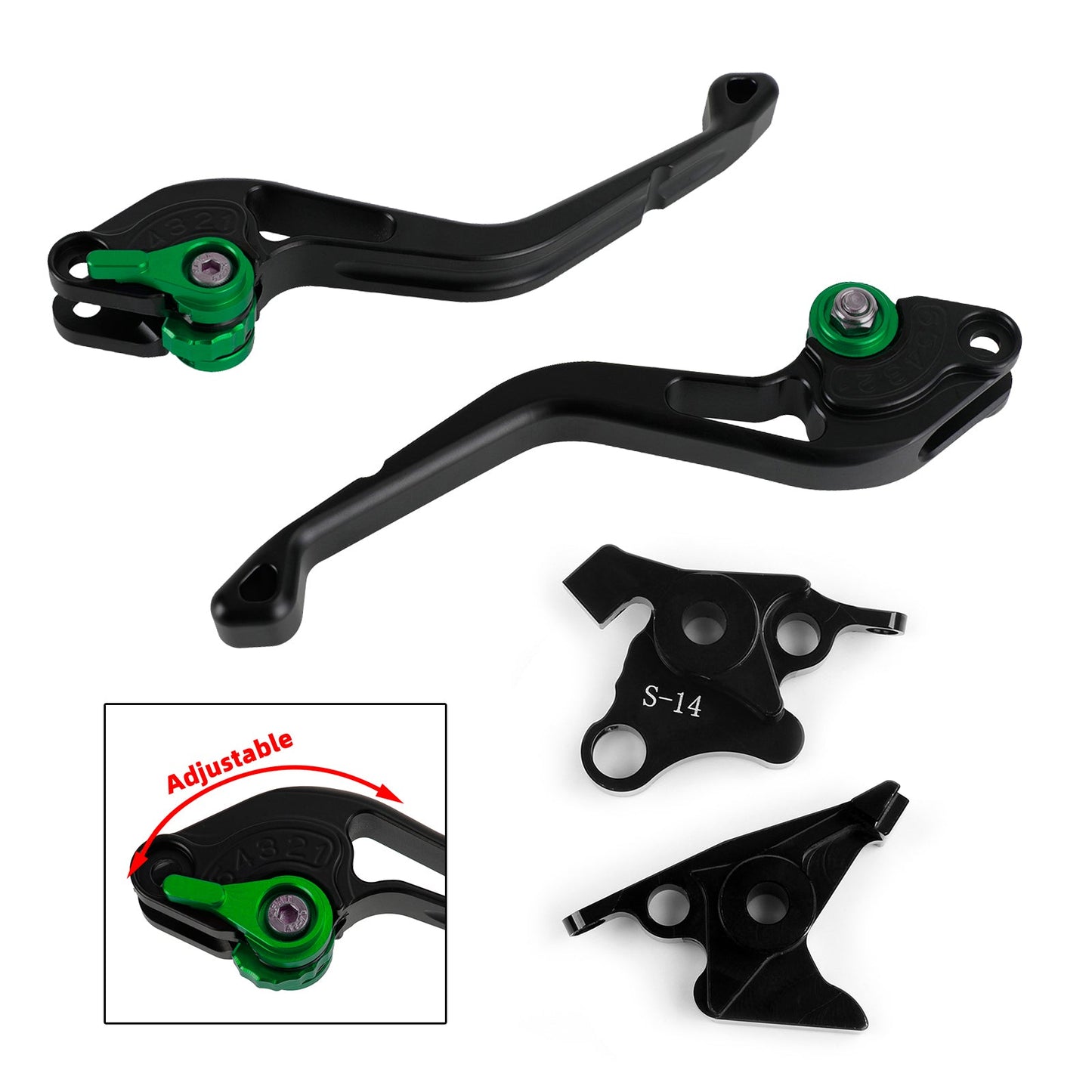 Suzuki HAYABUSA/GSXR1300 2008-2017 NUOVA Leva freno frizione corta