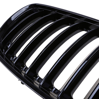 Front Rene Griglia Griglia Fit BMW X5 E53 2004-2006 X Serie Gloss Nero Generico