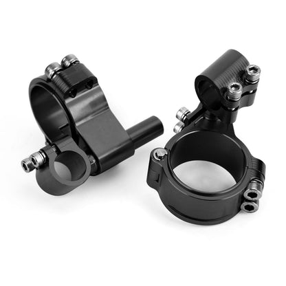 Kit manubrio forcella tubo forcella CNC girevole regolabile universale da 37 mm