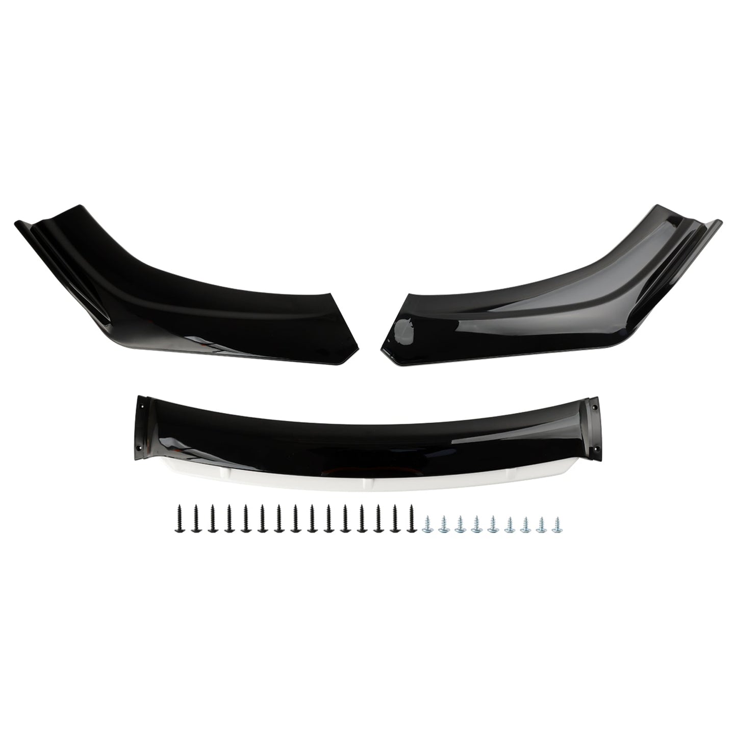 Protezione universale per diffusore splitter per paraurti anteriore per auto universale nero bianco