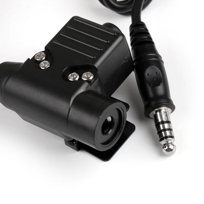 1x HD-02 Z-Tactical Bowman Elite II Cuffie U94 PTT per radio Kenwood BaoFeng