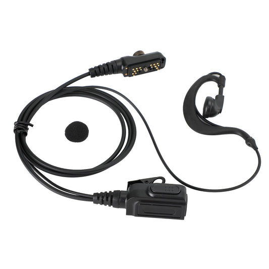 Cuffia ovale PTT in un walkie-talkie per HYT PD752 PD782 PD785 PD785G PT580H