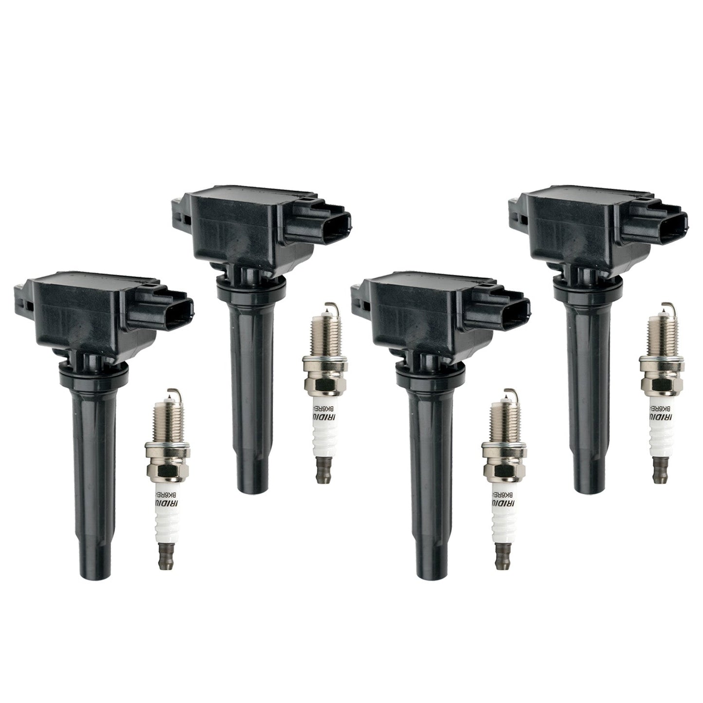 2013-2018 Mazda CX-5 2.0L L4 4x Bobine di accensione+Candele UF656 Fedex Express