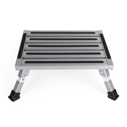 Piattaforma pieghevole in alluminio RV Step Stool Trailer Camper Scala da lavoro portatile