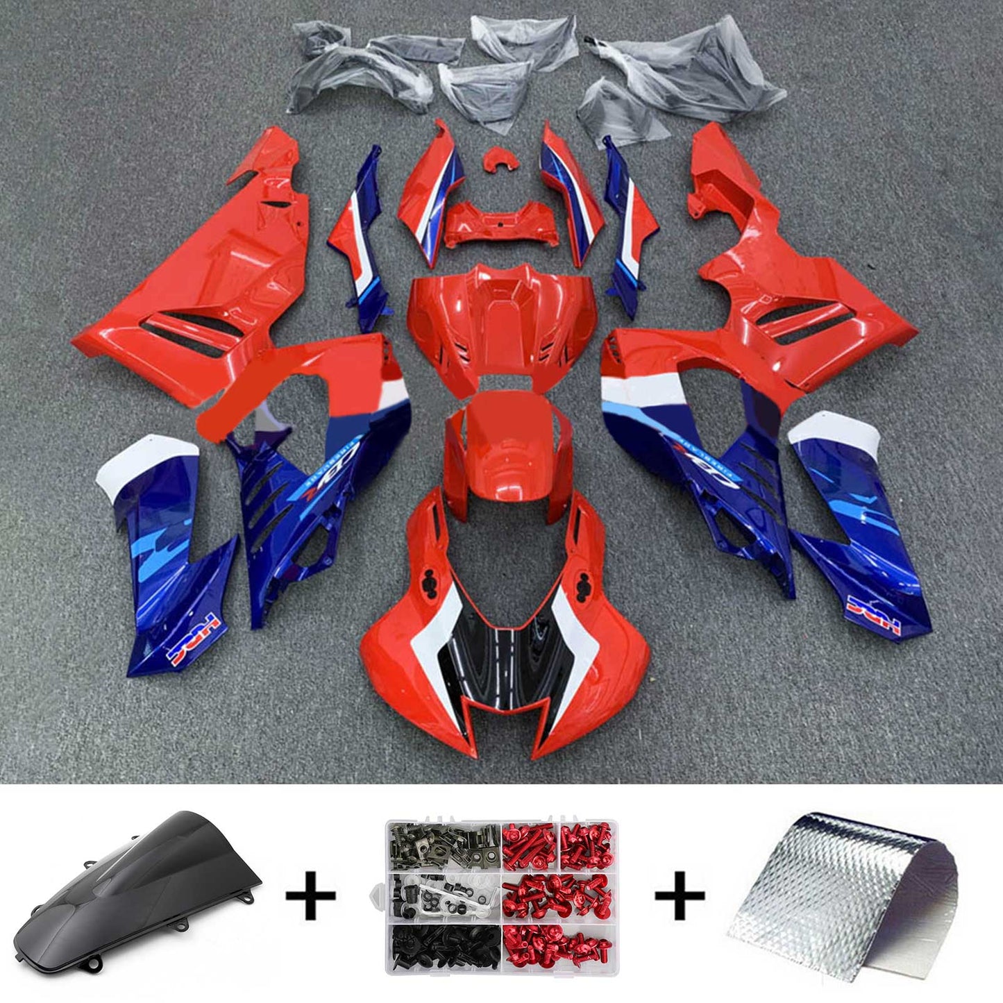 Amotopart Kit carena Honda CBR1000RR-R 2020-2023 Carrozzeria Plastica ABS