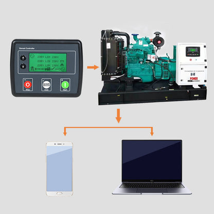 Controller del generatore DSE4520 Schermo LCD Scheda di controllo di rilevamento rete trifase