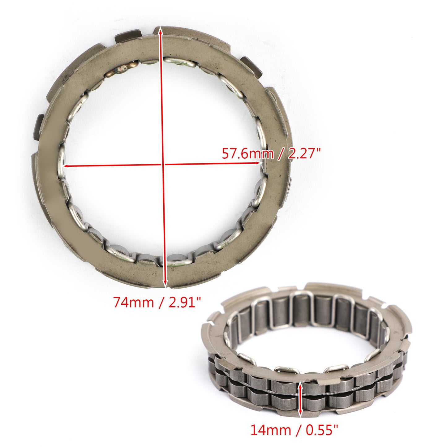 Frizione di avviamento One Way Fit per Kawasaki KLR650 KL650 KLX650 87-18 13194-1073 Generico