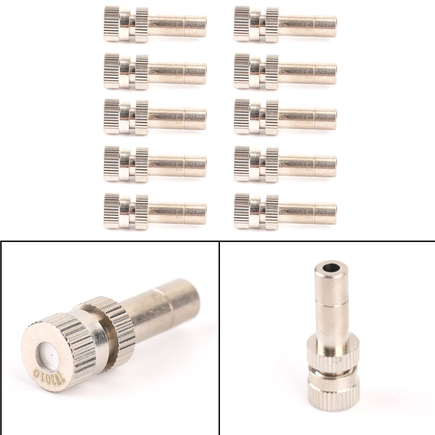 10x ugelli di nebulizzazione acqua mister cospargere per sistema di raffreddamento 0.012" spina rapida