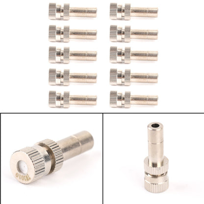 10x ugelli di nebulizzazione acqua mister cospargere per sistema di raffreddamento 0.012" spina rapida
