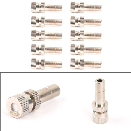 10x ugelli di nebulizzazione acqua mister cospargere per sistema di raffreddamento 0.012" spina rapida