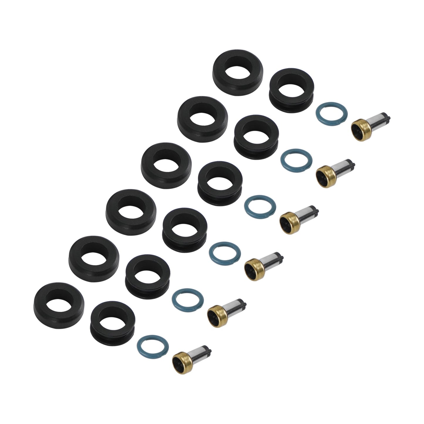 Kit O-ring di tenuta iniettori carburante 6PCS MD164888 adatto per Mitsubishi 3000GT INP-014