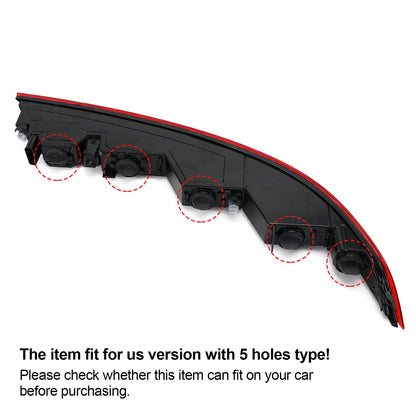 Audi Q5 2018-2021 Paraurti posteriore Fanale posteriore inferiore Lampada freno stop Versione USA Generico