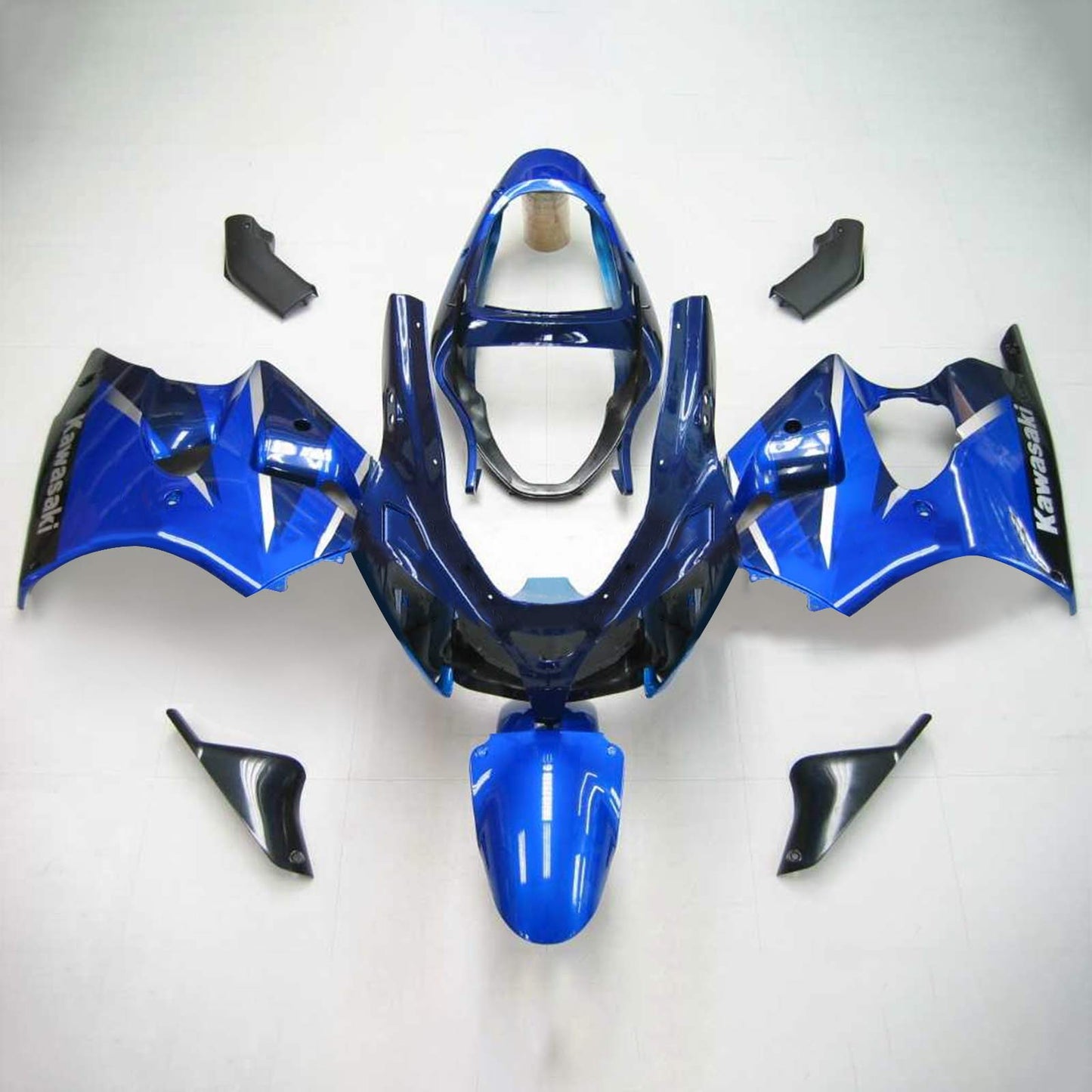 Amotopart 2000-2002 Kawasaki ZX6R Cladding Blue Kit