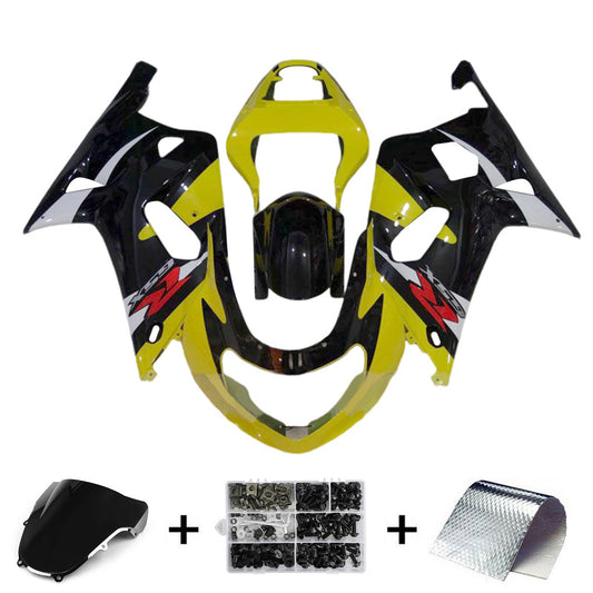 Amotopart Suzuki GSXR1000 2000-2002 K1 K2 Kit carena Carrozzeria Plastica ABS