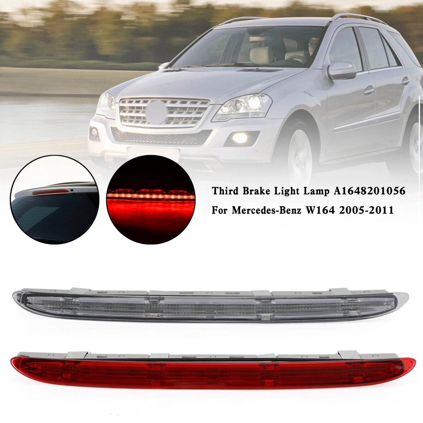 2005-2011 Mercedes-Benz W164 terza luce freno lampada A1648201056