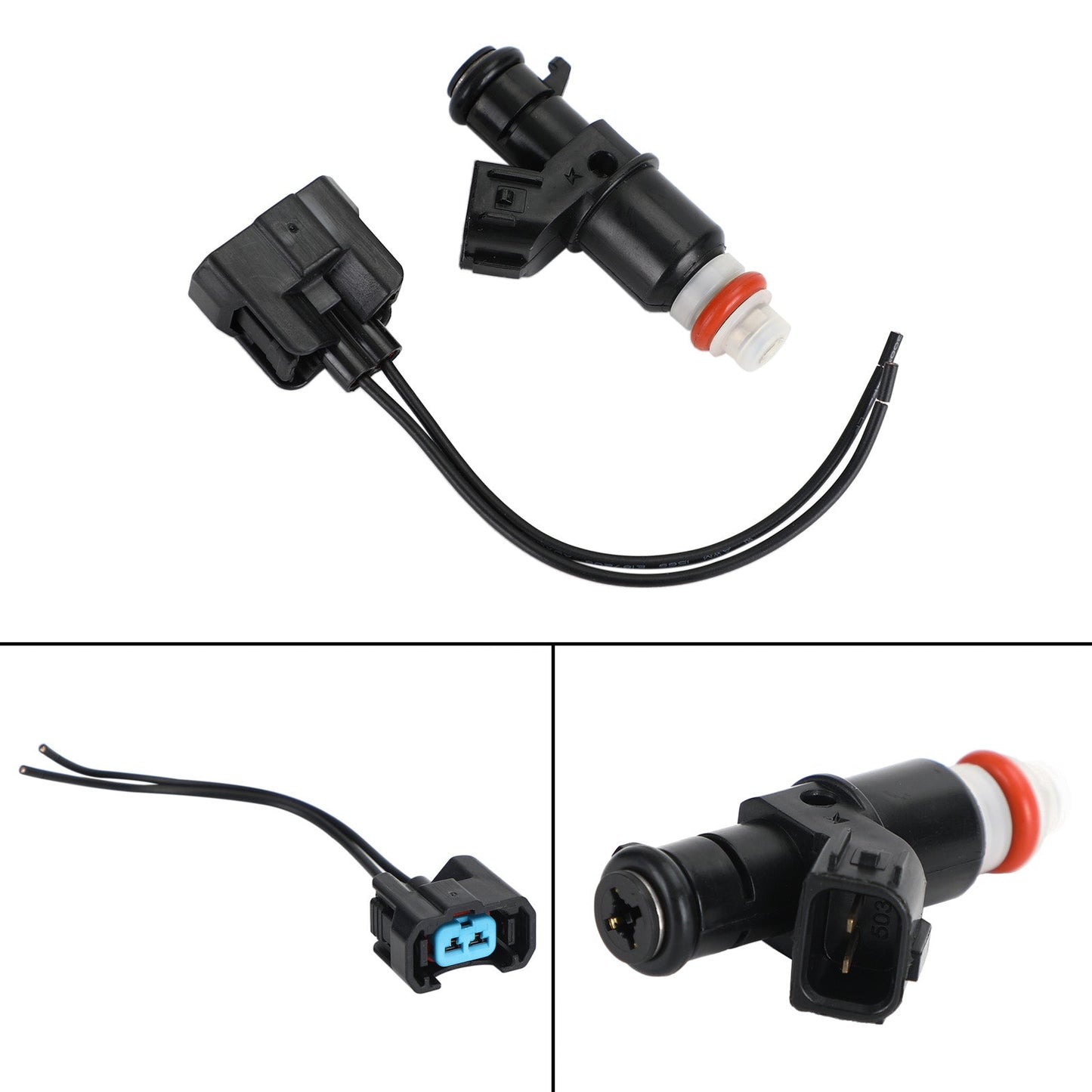 Iniettore di carburante per Suzuki Quadracer 450 LTR450 LT-R450 LTR450Z W/Plug 2006-2009 Generico