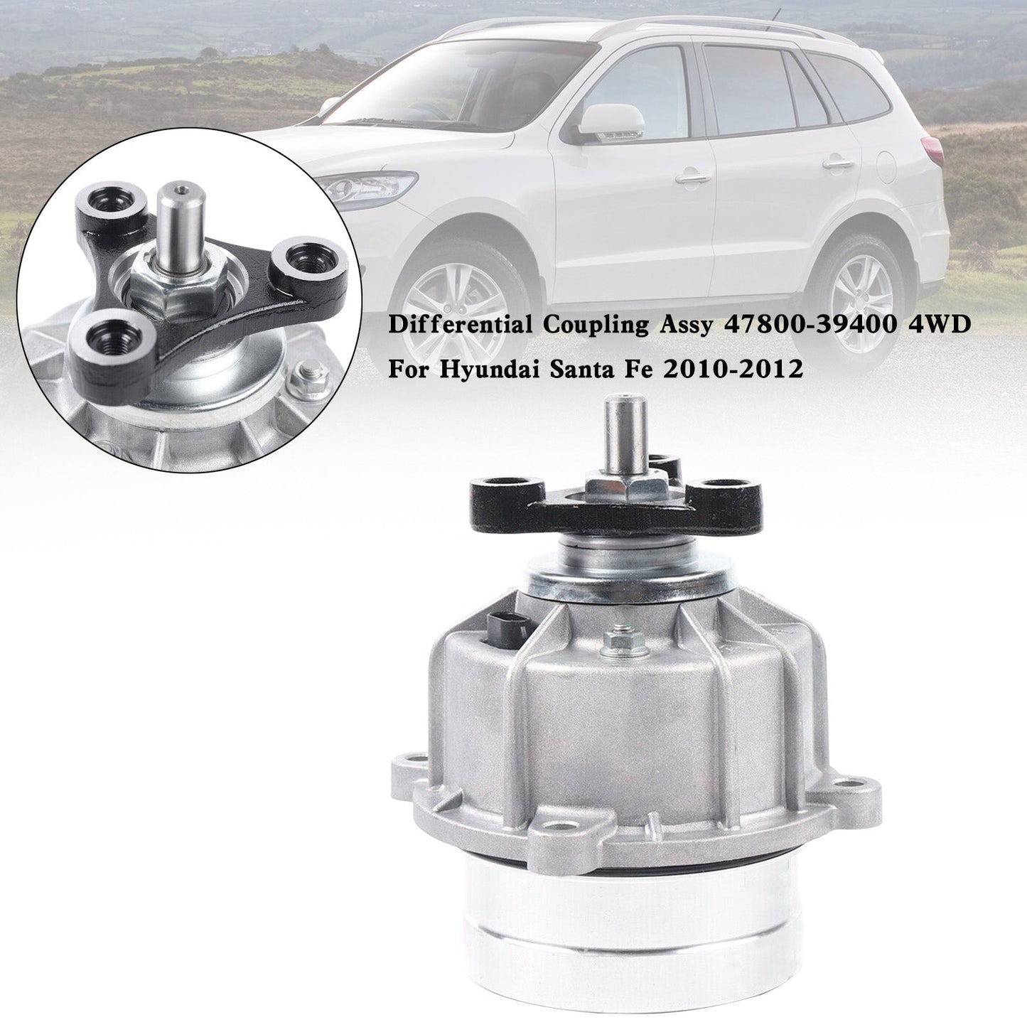 Hyundai Santa Fe 2010-2012 Accoppiamento differenziale Assy 47800-39400 4WD