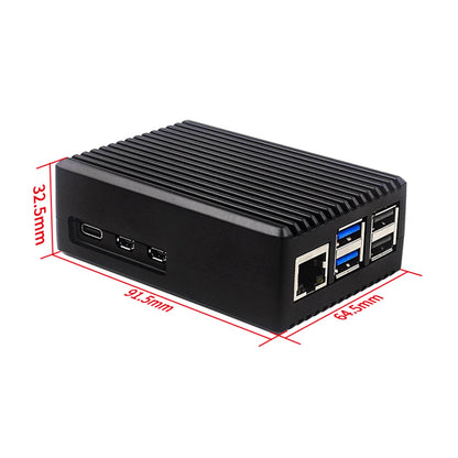 Raffreddamento passivo Custodia in alluminio Raspberry Pi5 Custodia in lega di alluminio con custodia in metallo
