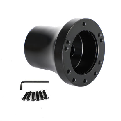 Mozzo adattatore per volante in alluminio per carrello da golf adatto per Club Car DS 1984-up nero generico